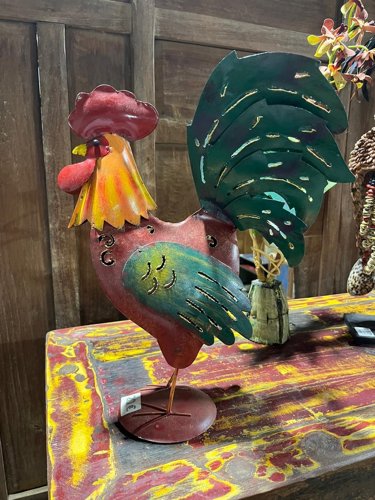 Coq - Photophore - 40 x 30 x 17 cm