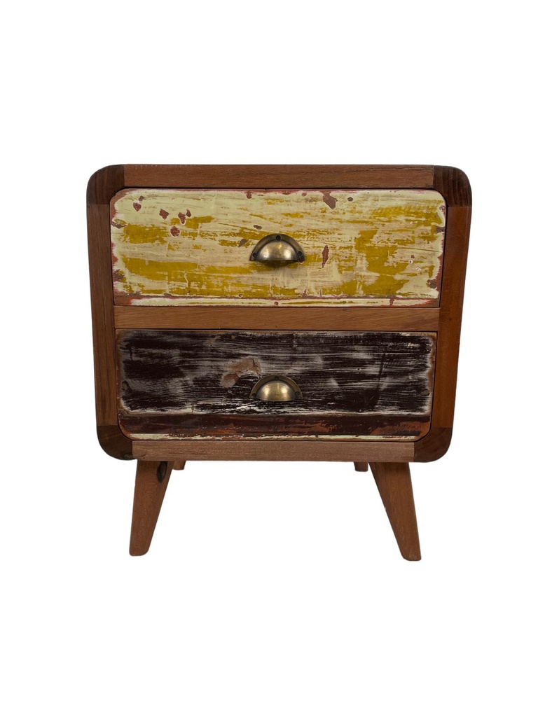 Table de Nuit - 2 tiroirs - 55 x 50 x 40 cm