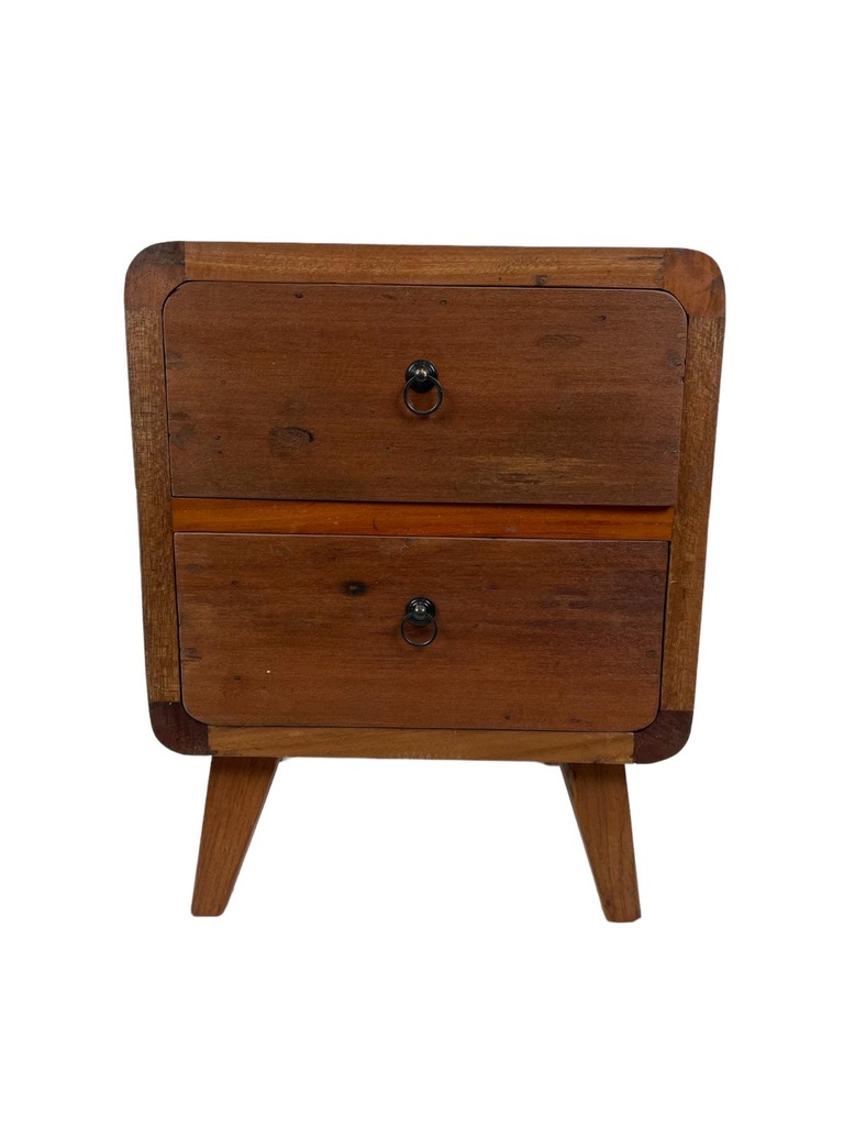 Table de Nuit - 2 tiroirs - 56 x 45 x 37 cm