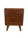 Table de Nuit - 2 tiroirs - 56 x 45 x 37 cm