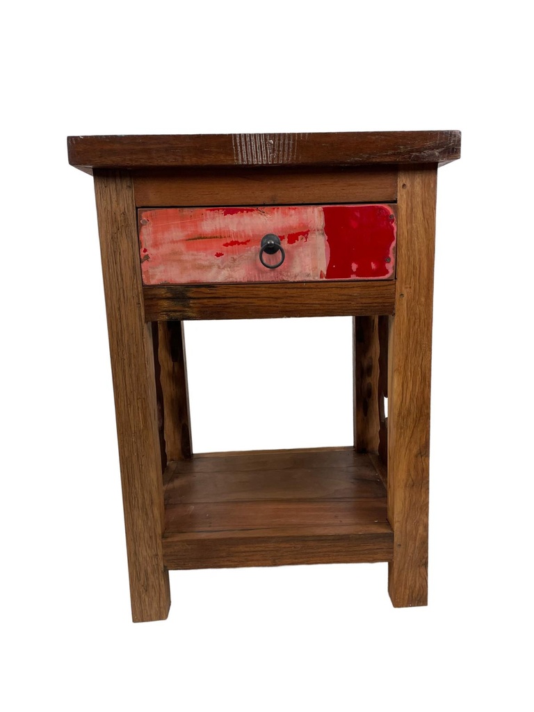 Table de Nuit - 1 étagère, 1 tiroir - 70 x 50 x 40 cm