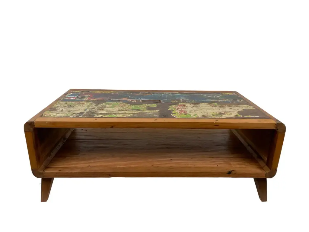 Table Basse - 1 étagère - 45 x 120 x 60 cm