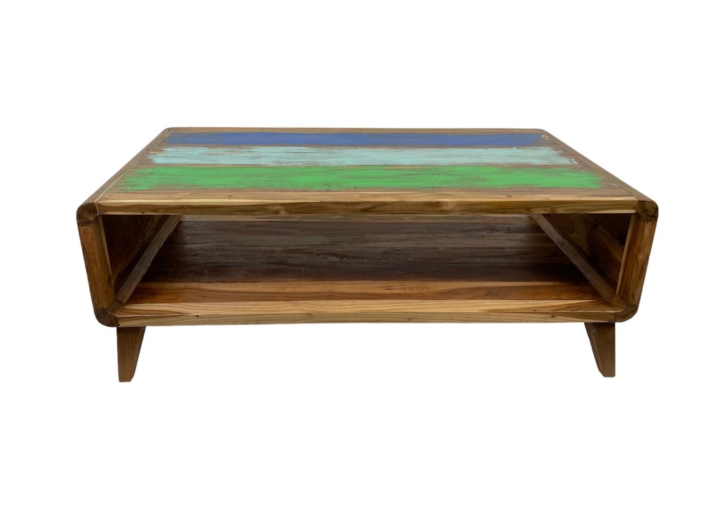 Table Basse - 1 étagère - 45 x 120 x 60 cm