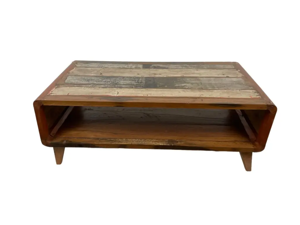 Table Basse - 1 étagère - 45 x 120 x 60 cm