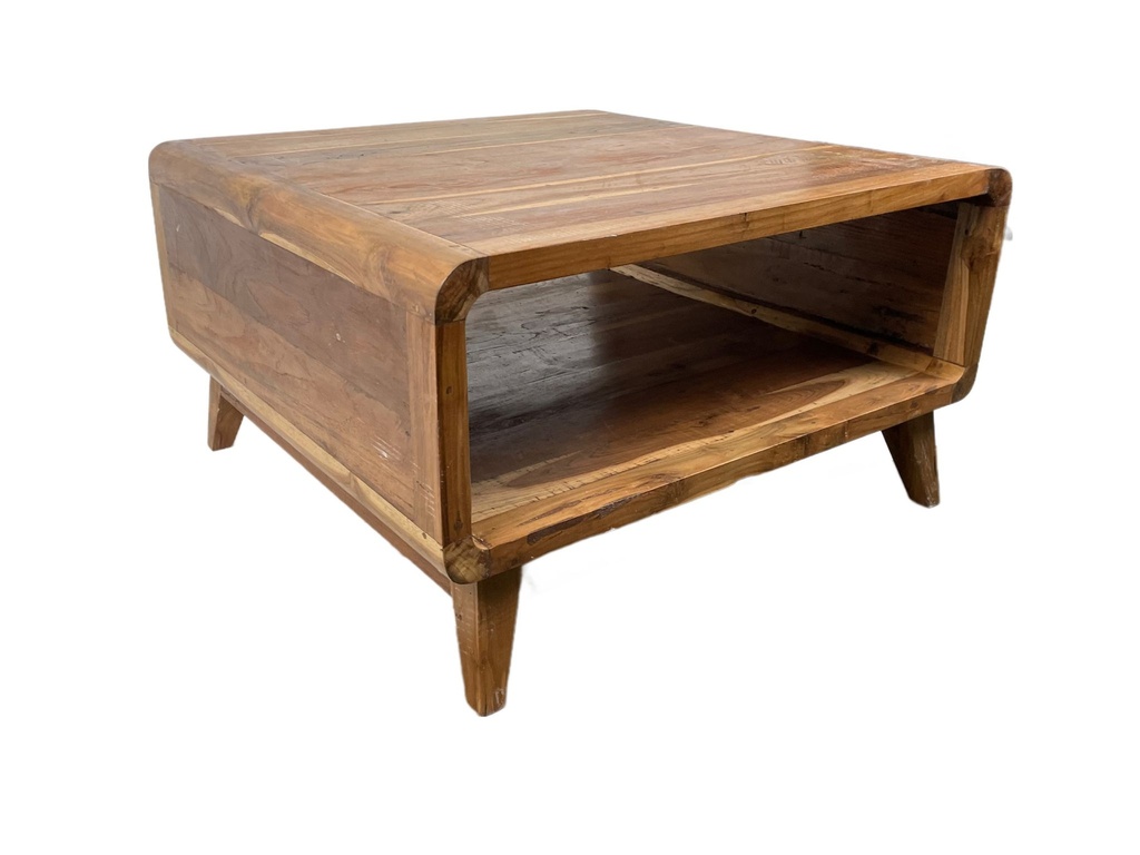 Table Basse - 1 étagère - 45 x 80 x 80 cm