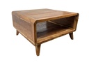Table Basse - 1 étagère - 45 x 80 x 80 cm