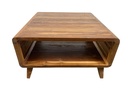 Table Basse - 1 étagère - 45 x 80 x 80 cm