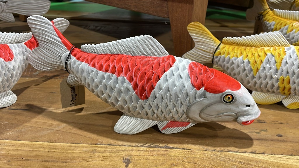Poisson Koï Rouge - 12 x 30 x 8 cm