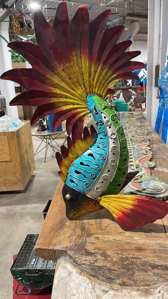 Poisson Palmier - 56 x 30 x 23 cm