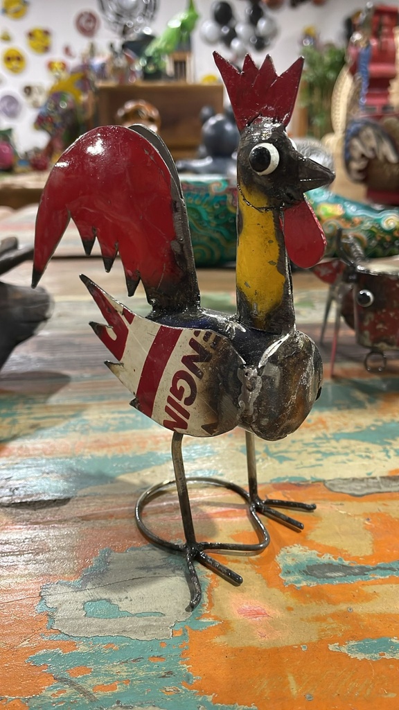 Petit Coq Upcycling - 15 x 12 x 5 cm
