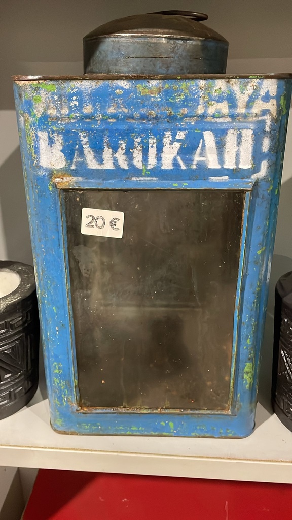 Lanterne Bleue - 40 x 23,5 x 23,5 cm