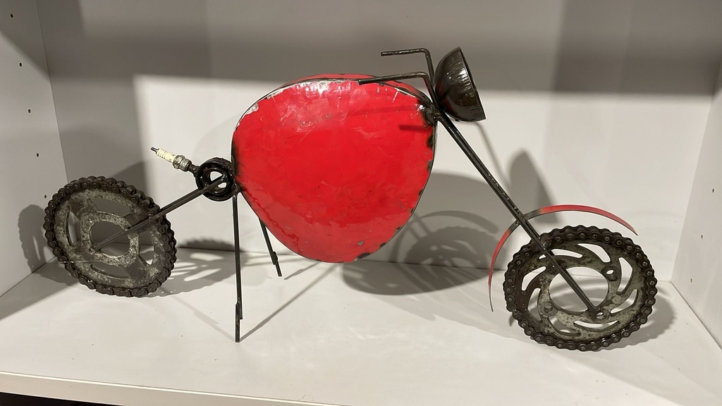 Moto Rouge Upcycling - 35 x 75 x 15 cm