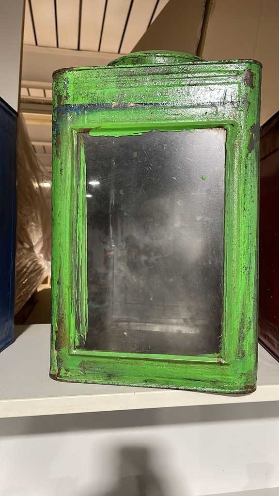 Lanterne Verte - 40 x 23,5 x 23,5 cm