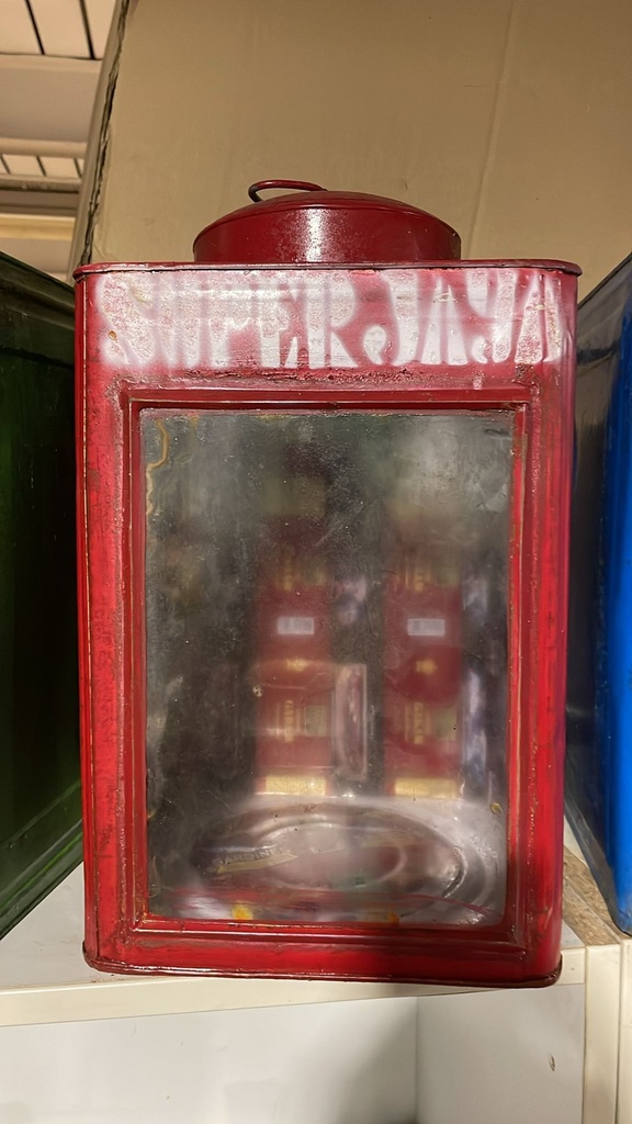 Lanterne Rouge - 40 x 23,5 x 23,5 cm
