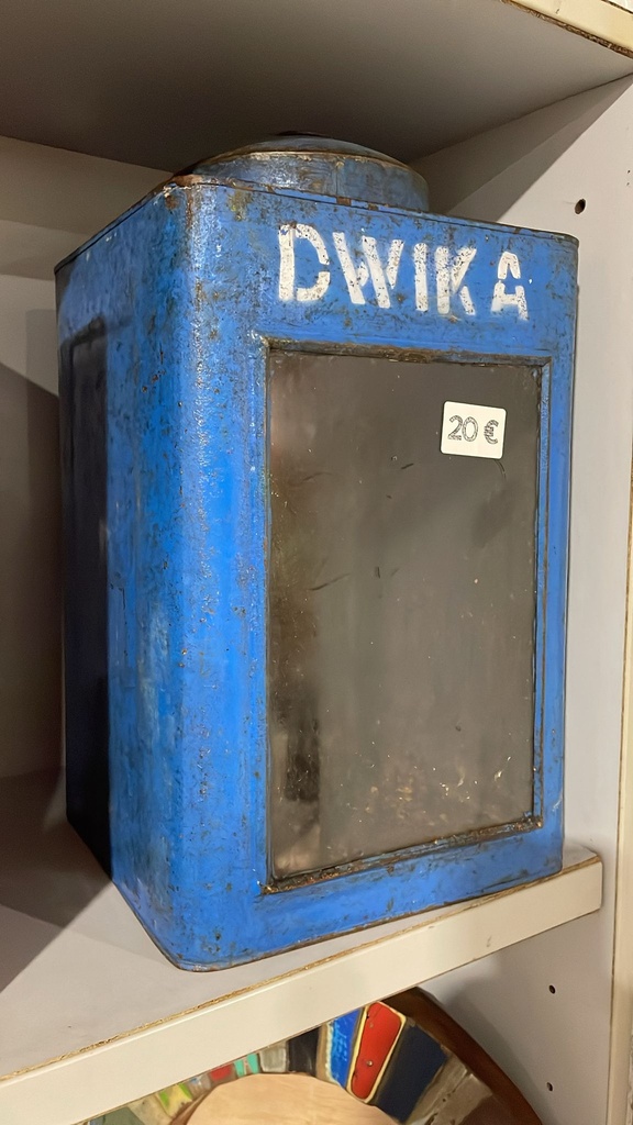 Lanterne Bleue - 40 x 23,5 x 23,5 cm