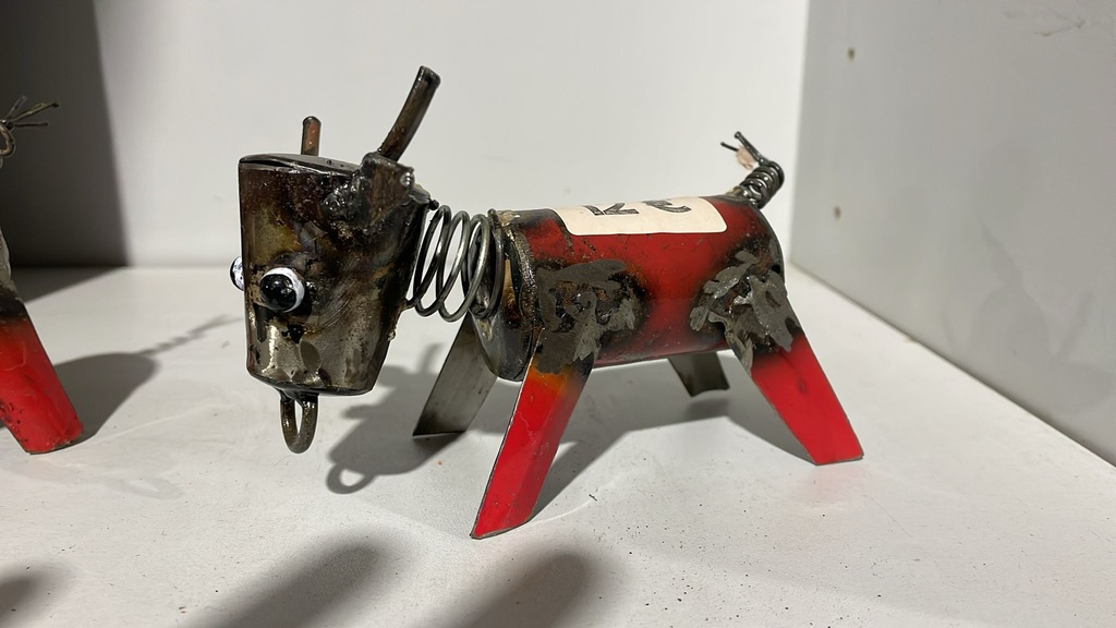 Petit Taureau Upcycling - 9 x 9 x 12 cm