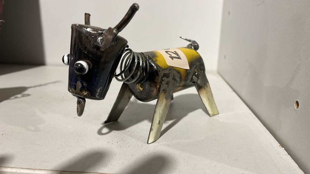 Petit Taureau Upcycling - 9 x 9 x 12 cm