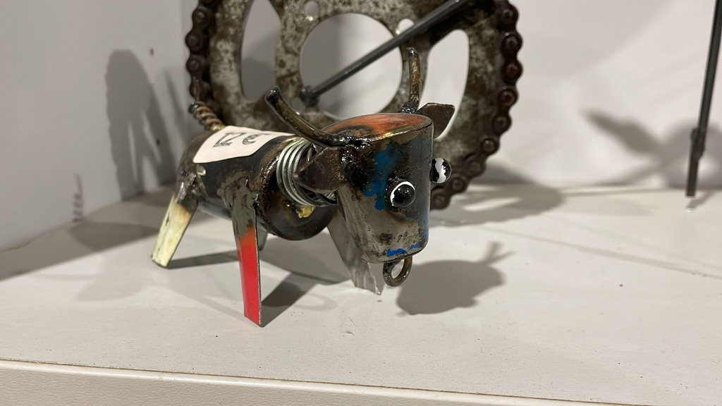 Petit Taureau Upcycling - 9 x 9 x 12 cm