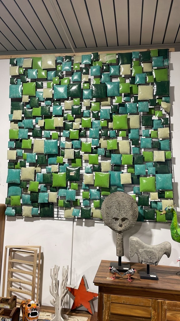 Décoration Murale 'Carrés' - 150 x 150 x 8 cm