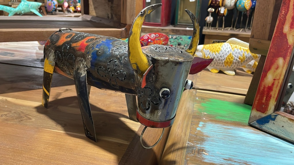 Taureau Upcycling - 26 x 22 x 40 cm