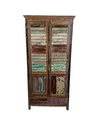 Grande Étagère - 2 portes, 2 tiroirs - 175 x 88 x 54 cm
