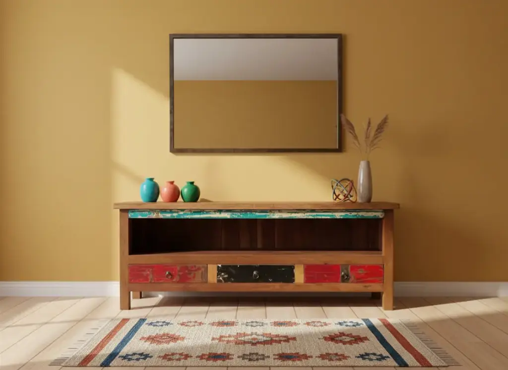 Meuble TV - 3 tiroirs - 60 x 150 x 45 cm