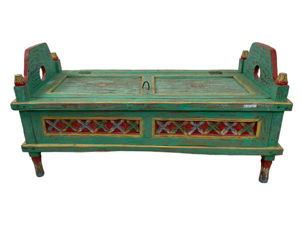 Banc 'Jodang' Sculpté - 45 x 89 x 40 cm