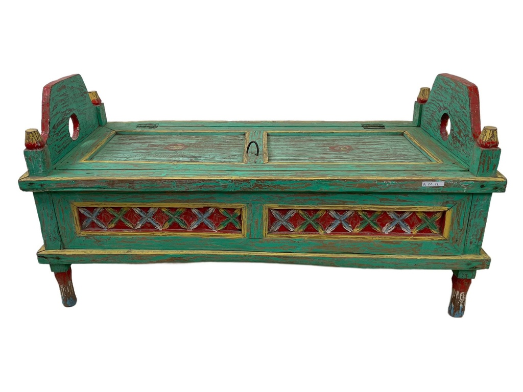 Banc 'Jodang' Sculpté - 45 x 89 x 40 cm