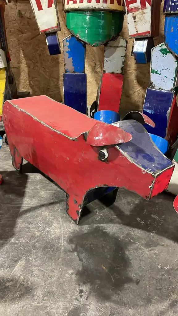 Banc Cochon - 46 x 27 x 90 cm