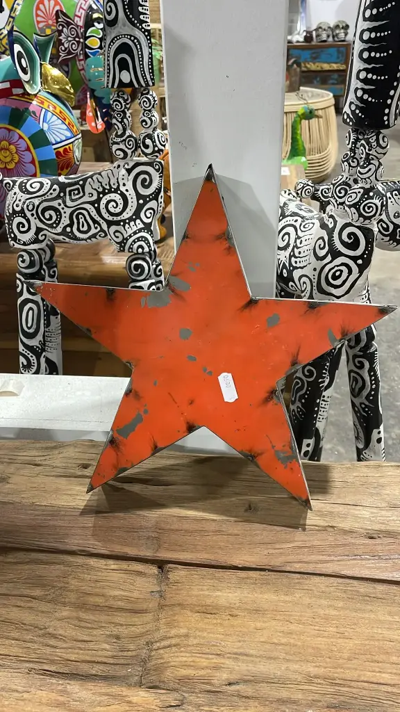 Étoile - Orange - 32 x 30 x 5 cm