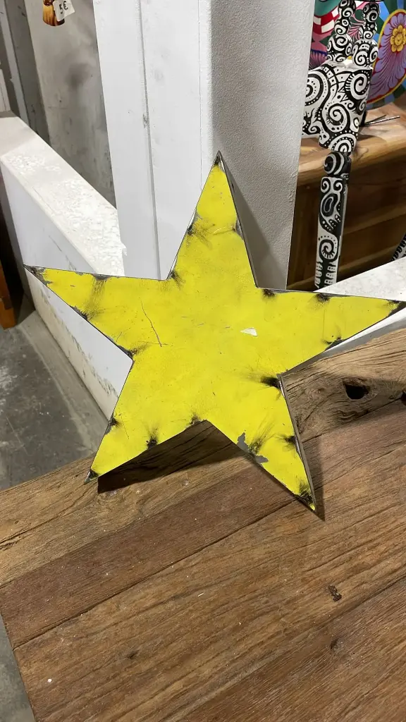 Étoile - Jaune - 32 x 30 x 5 cm