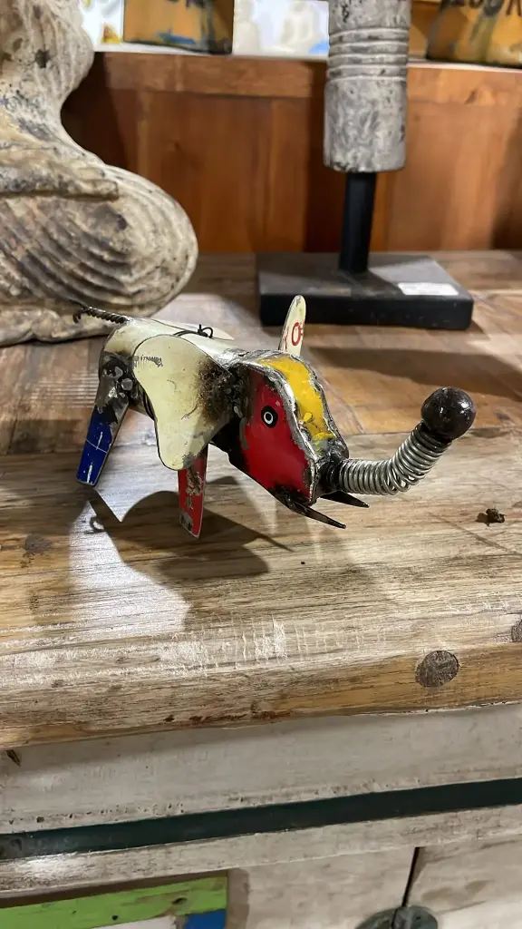 Petit Éléphant - Upcycling - 9 x 17 x 8 cm