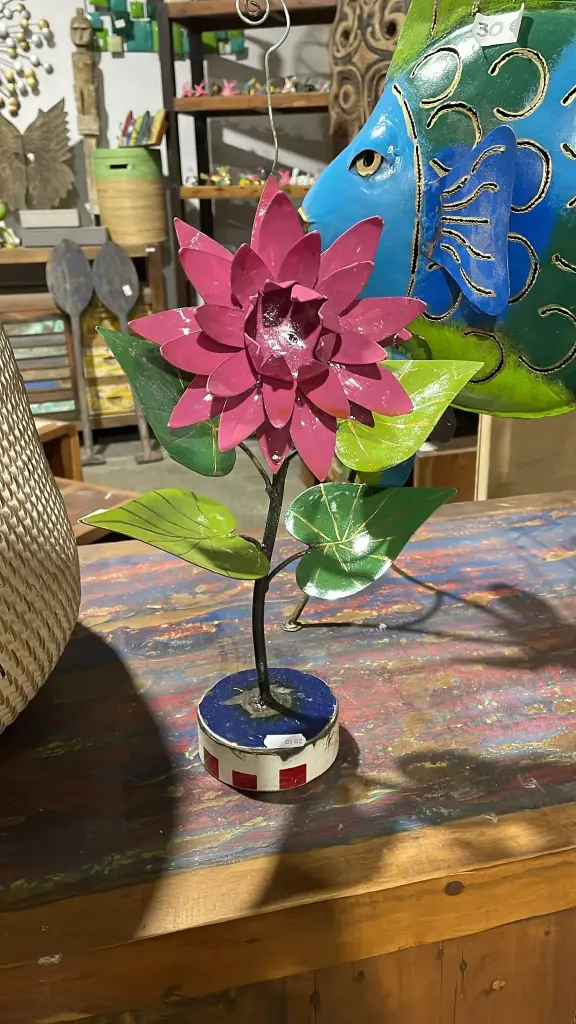 Rose Blanche - Upcycling - 46 x 28 x 14 cm