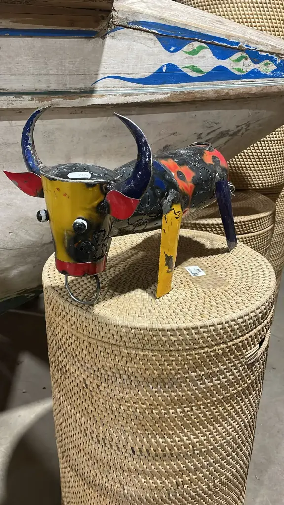 Taureau - Upcycling - 27 x 15 x 41 cm