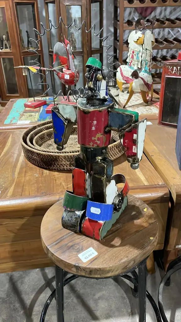 Petit Robot - Upcycling - 50 x 24 x 18 cm