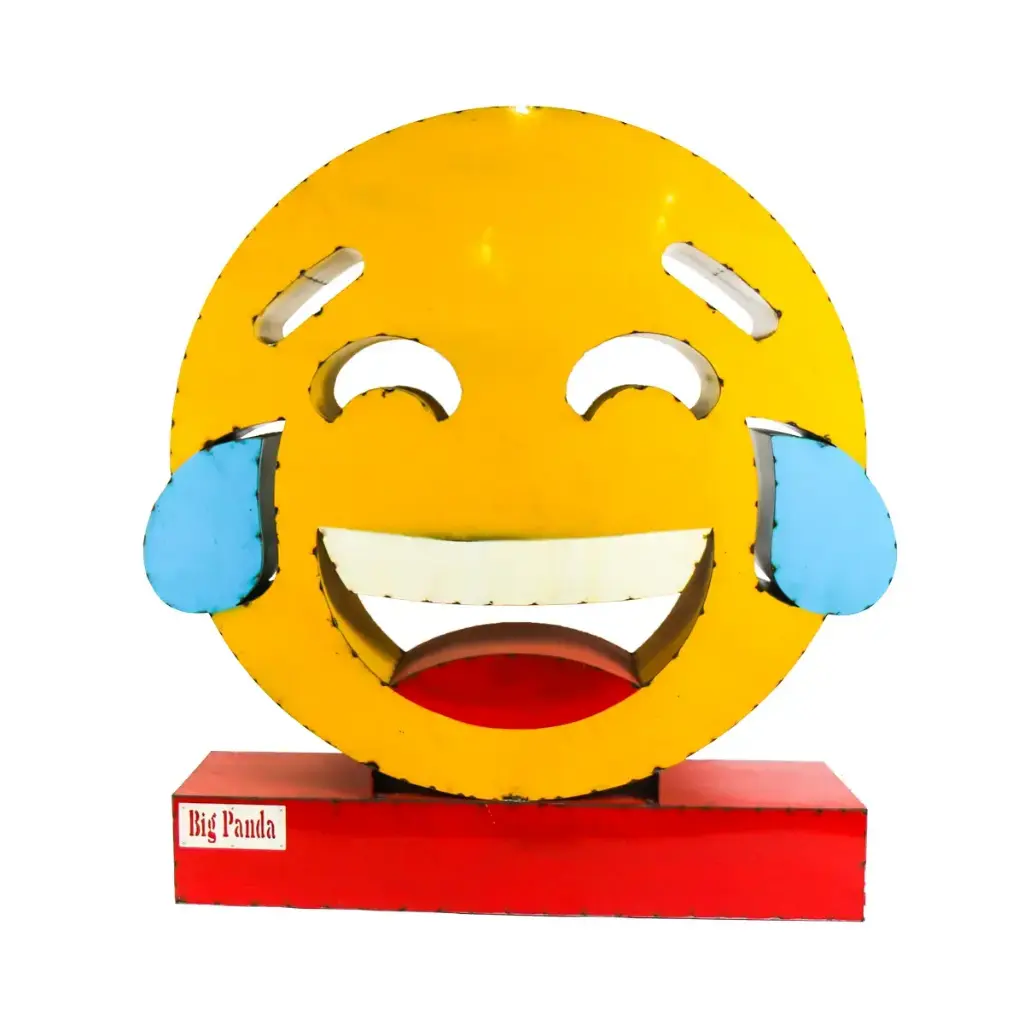 Emoji (120) - 😂 - Visage riant aux larmes - 139 x 120 x 30 cm