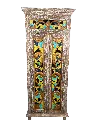 Armoire Sculptée - 2 Portes - 190 x 80 x 60 cm
