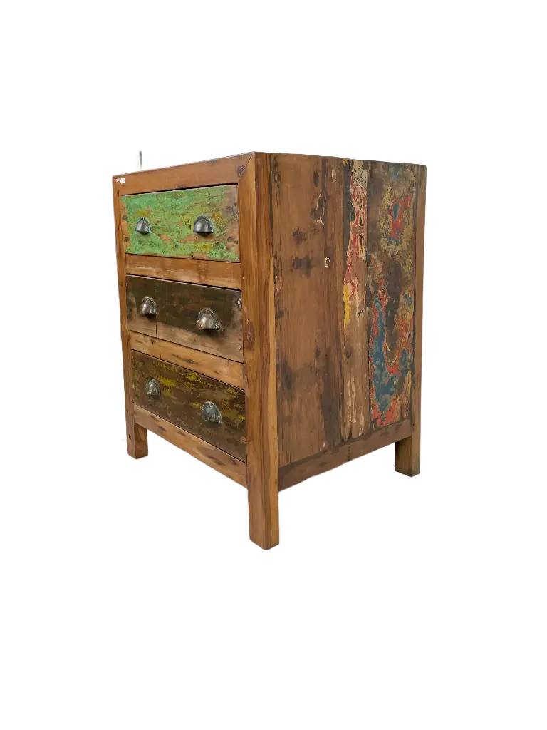 Petite Commode - 3 Tiroirs - 75 x 60 x 50 cm