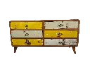 Commode - 6 Tiroirs - 70 x 140 x 40 cm