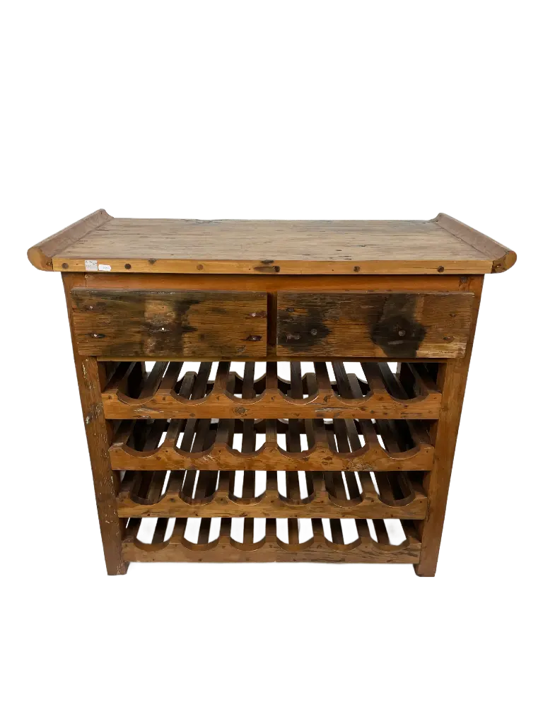 Étagère à Vin - 2 Tiroirs - 92 x 102 x 50 cm