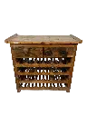 Étagère à Vin - 2 Tiroirs - 92 x 102 x 50 cm
