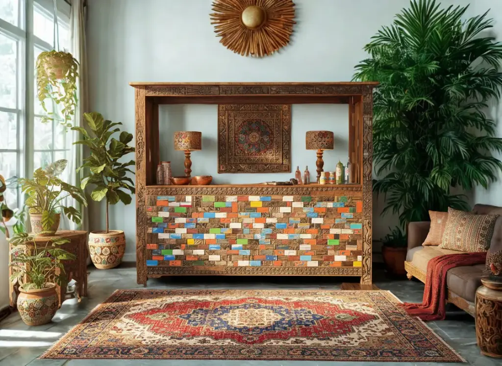 Grand Bar avec Toit - 224 x 258 x 80 cm