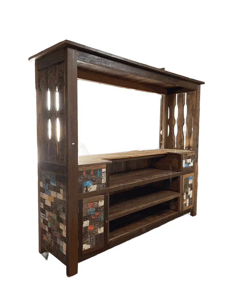 Grand Bar avec Toit - 224 x 258 x 80 cm