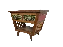 Meuble TV - 2 Tiroirs - 59 x 80 x 40 cm