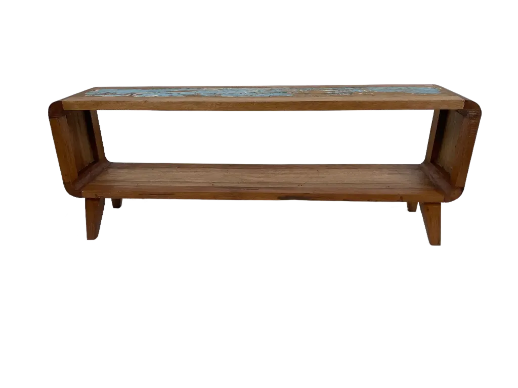 Table Basse - 1 étagère - 45,5 x 120 x 25 cm