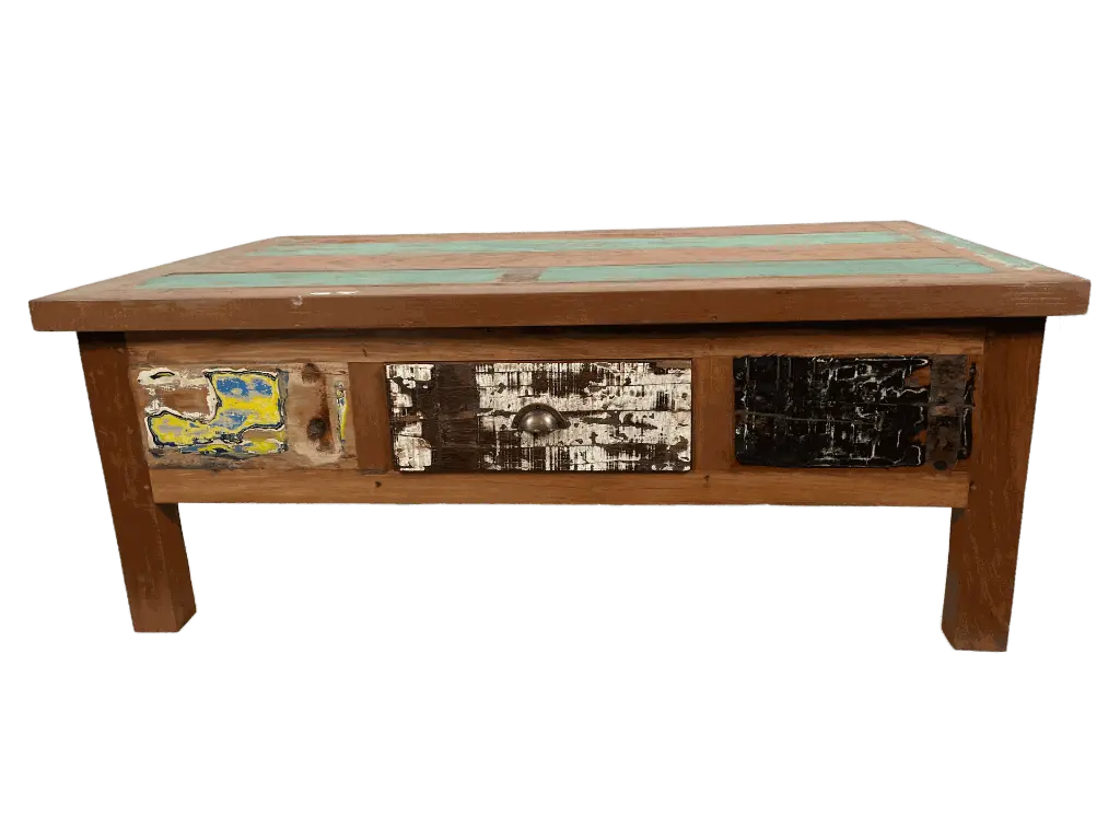 Table Basse - 1 Tiroir - 51 x 130 x 80 cm