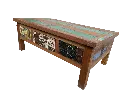 Table Basse - 1 Tiroir - 51 x 130 x 80 cm