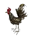 Grand Coq - 100 x 45 x 85 cm