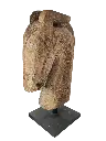 Tête de Cheval Sculptée sur Socle - 74 x 28,5 x 45 cm