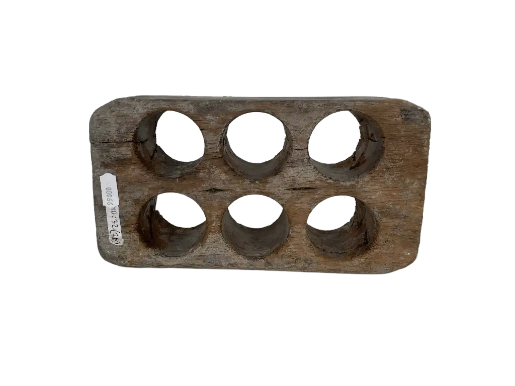 Moule à Sucre Brun Ancien - 7 x 24 x 12,5 cm